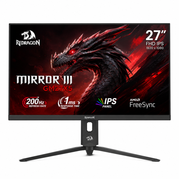 Redragon Mirror III GM27X5 IPS FHD 200Hz 27-Inch LED Gaming Monitor