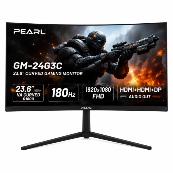 PEARL GM-24G3C 23.6" Curved Gaming Monitor