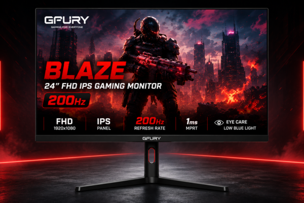 GFURY Blaze 24″ FHD IPS 200Hz Gaming Monitor